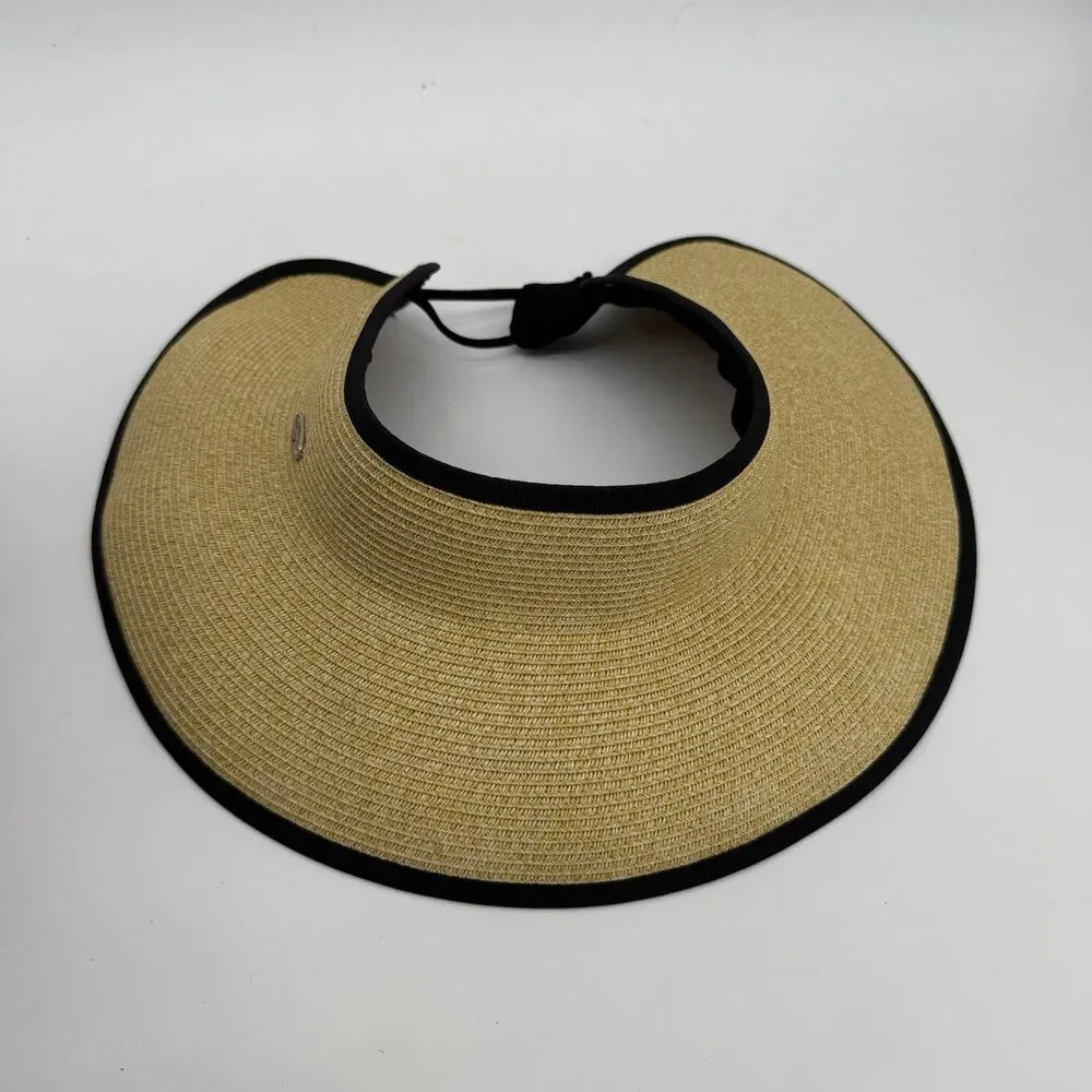 Callaway Womens Adjustable Golf Visor Hat Rollup Outdoor Wide Brim